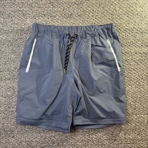 United Tokyo Men’s Technical Shorts Blue Size 3 Made in Japan